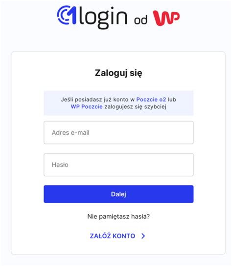 o2.pl logowanie|Nie mogę zalogować się do poczty po włączeniu 1login od WP